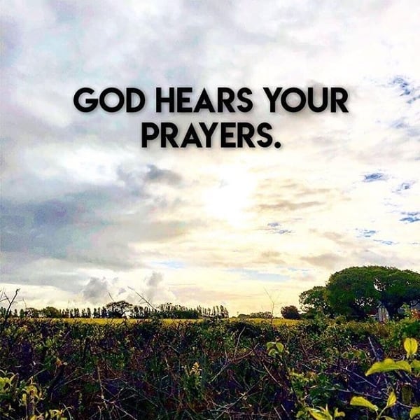 Be encouraged today that your prayers do indeed go beyond the ceiling!