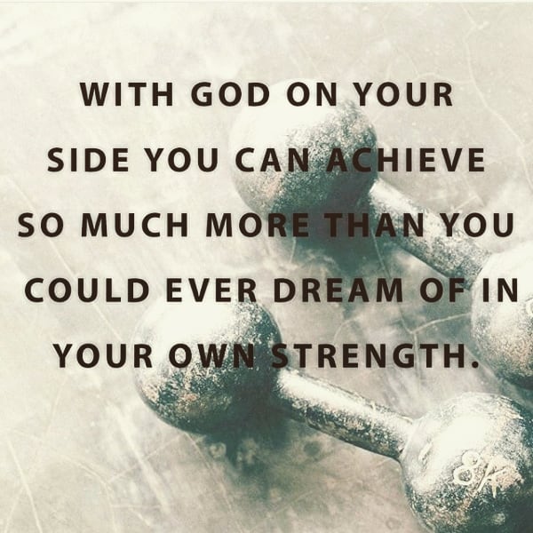 Such a wonderful reminder of how Jesus helps us keep going!