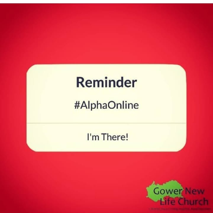 Looking forward to #alpha online again tonight.