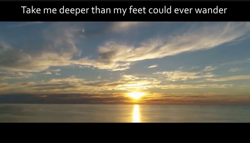 https://youtu.be/Qz3BBXhXIzA Take us deeper Lord!