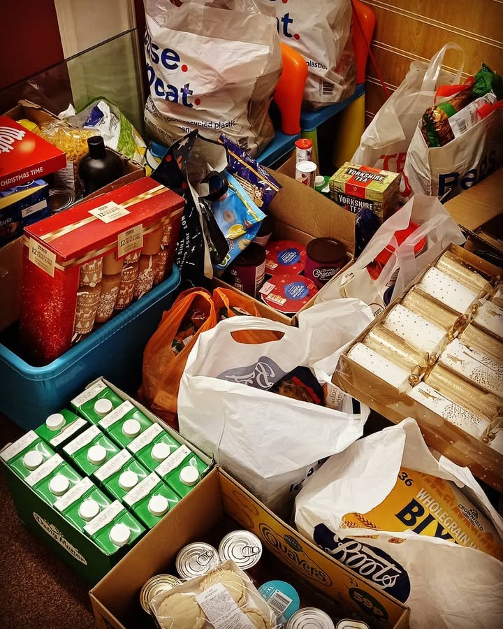 Another amazing collection of food bank items from communities acro…