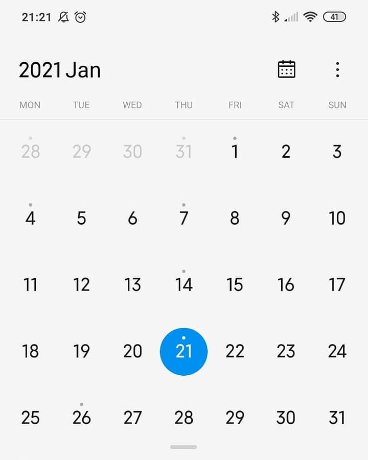 At 9.21pm : The 21st minute of the 21st hour of the 21st day of the…