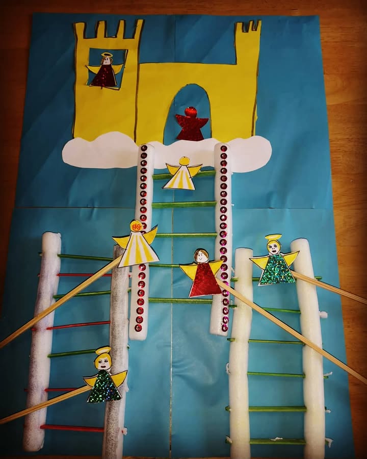 Some fantastic works of art from our family creative corner on Sunday.