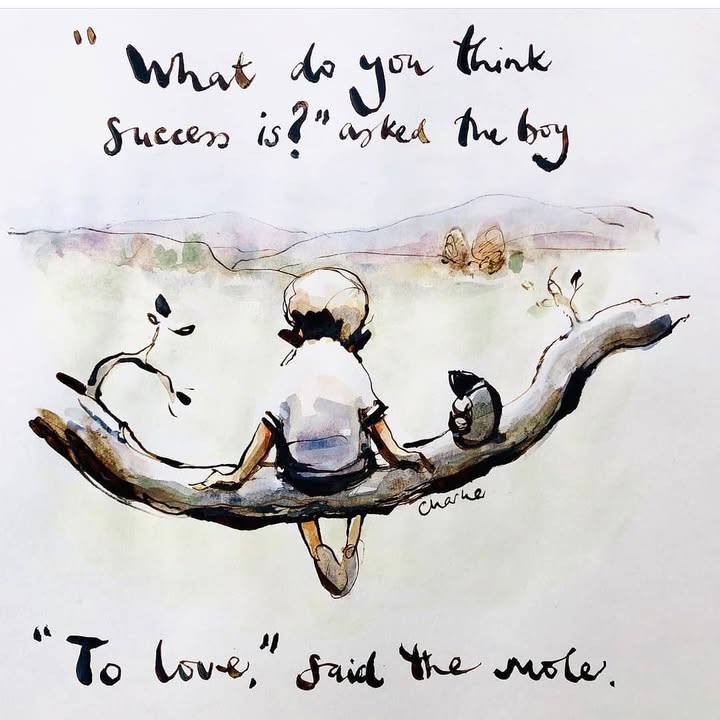 Sharing a precious and powerful reminder today from @charliemackesy.