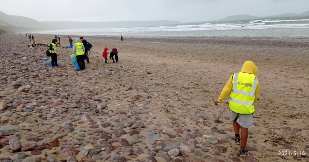 Great to be a part of the Gower Big Beach Clean and Litter Pick aga…