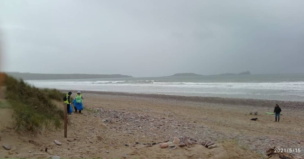 Great to be a part of the Gower Big Beach Clean and Litter Pick aga…