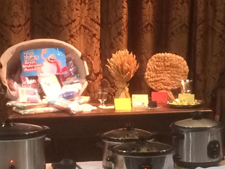 Last Sunday was our Harvest Service followed by our Harvest Supper …