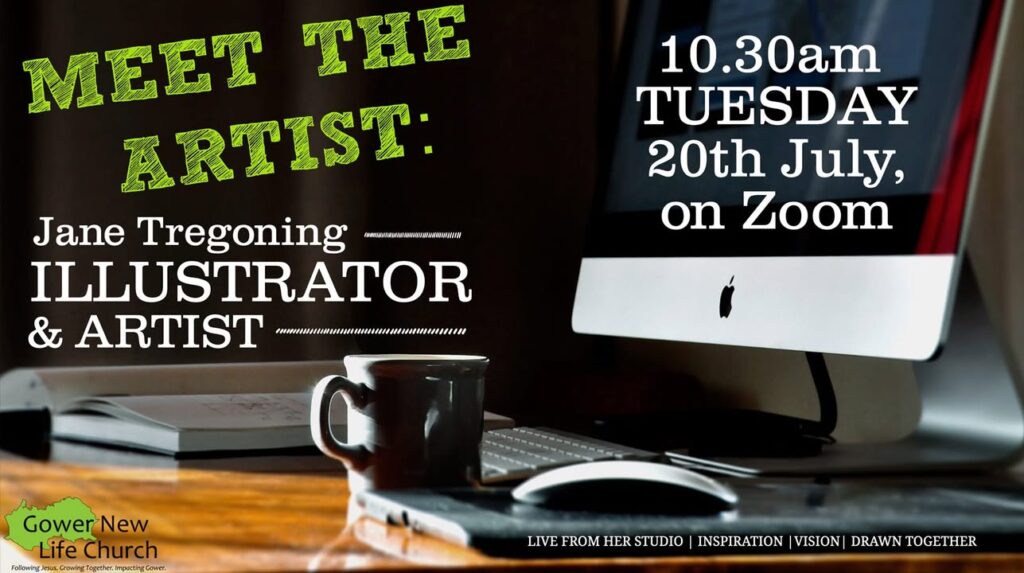You’re invited to “Meet the Artist” live from her studio on Gower.