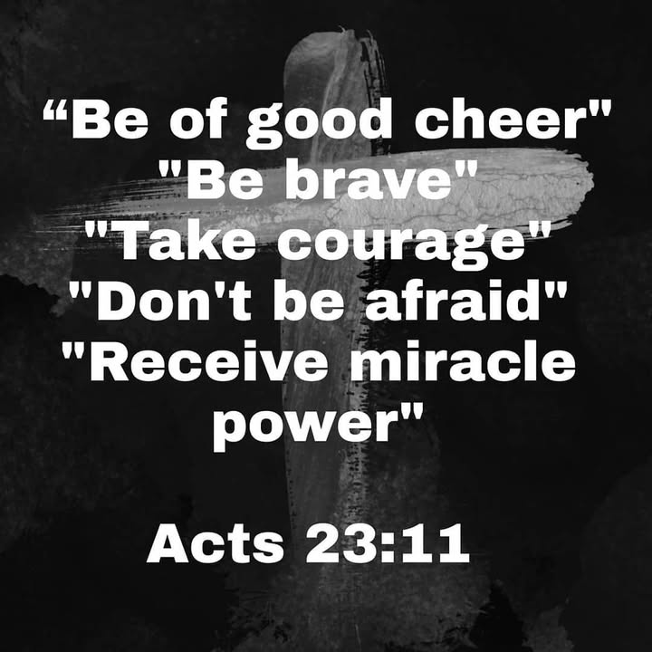 Sometimes hearing the phrase “be of good cheer” doesn’t inspire us …