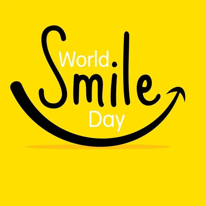 Apparently it’s #worldsmileday2021 today!