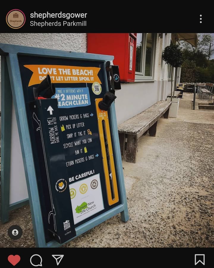 Thrilled to see the beach cleaning stations we purchased have final…