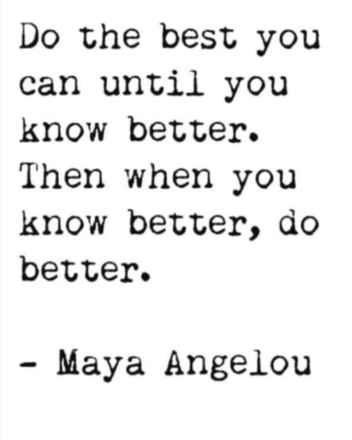 Be the best YOU you can be!