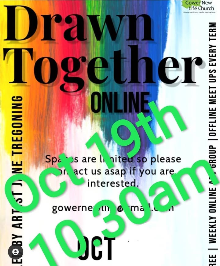 TOMORROW 10.30am 🤗🤗🤗 #art #artgroup #online #creative #gower #onlin…