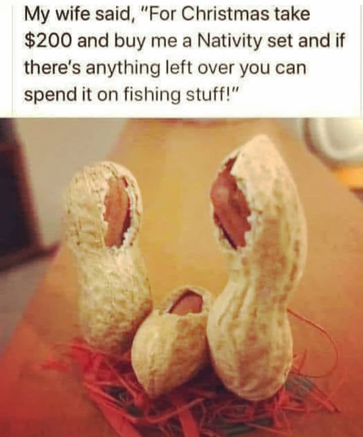 🤣🤣🤣😆😆😁😁 #Christmas #nativity #gower #fishing #gifts