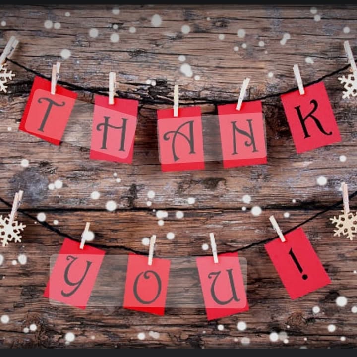Thank you, thank you, thank you….