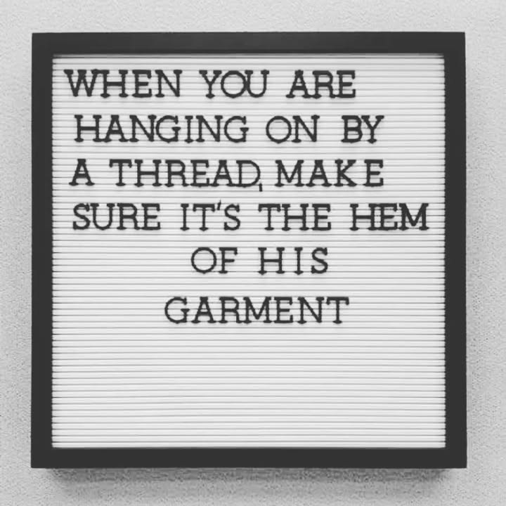 Be encouraged.