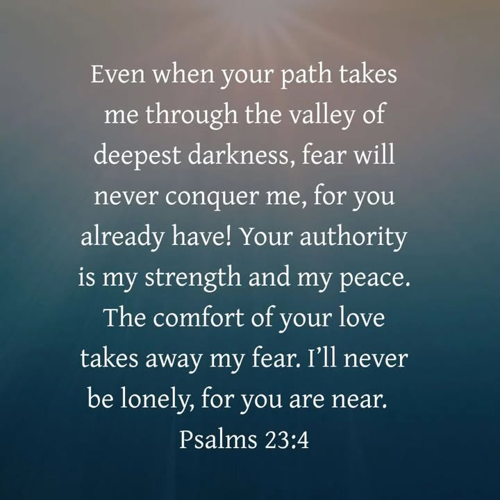 The Lord is my Shepherd.