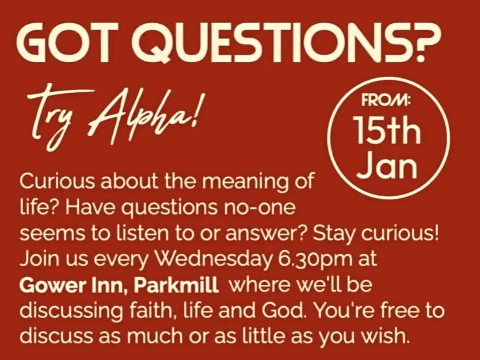 Our Alpha course has now ended but what a wonderful time we had!