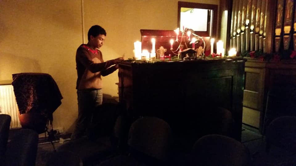 Amazing candlelight Carol service tonight.
