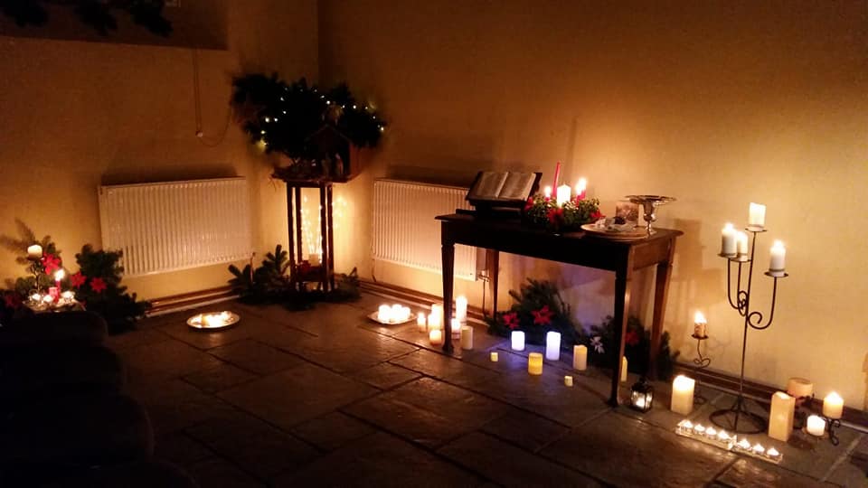 Amazing candlelight Carol service tonight.