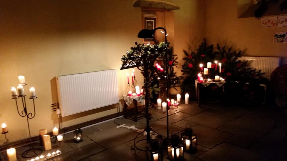 Amazing candlelight Carol service tonight.