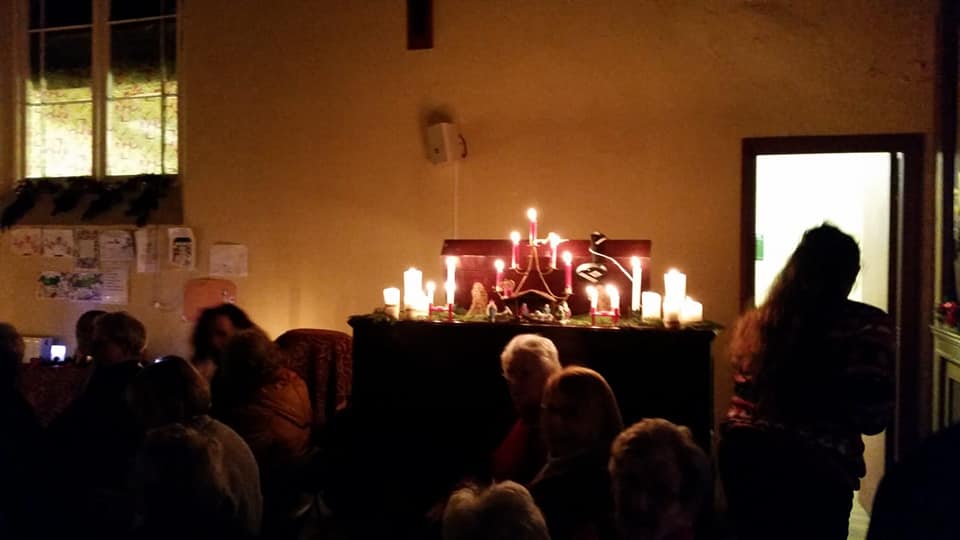 Amazing candlelight Carol service tonight.