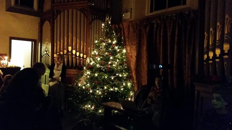 Amazing candlelight Carol service tonight.