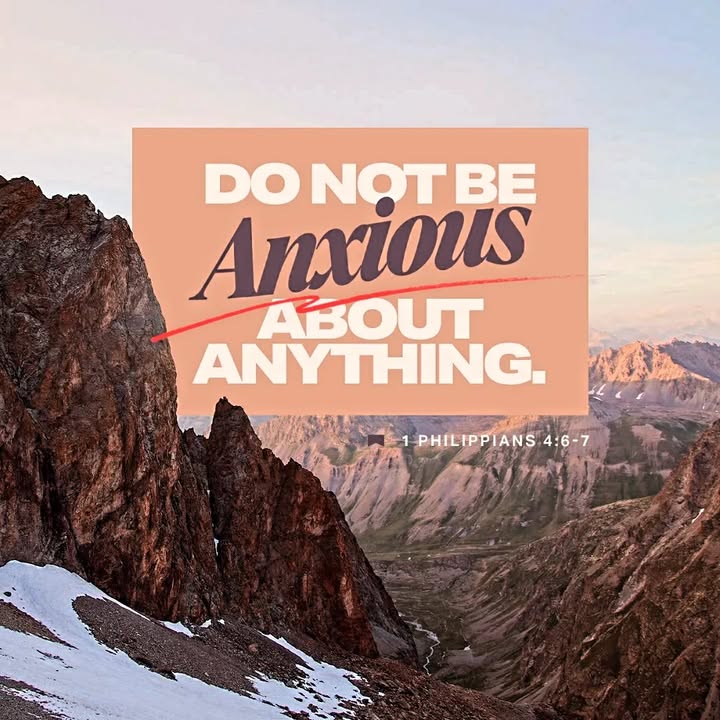 ‭Philippians‬ ‭4:6‭-‬7‬ ‭NIVUK‬ [6] Do not be anxious about anythin…