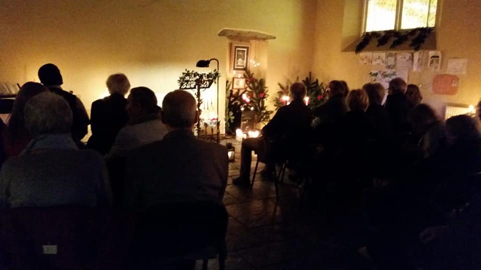 Amazing candlelight Carol service tonight.
