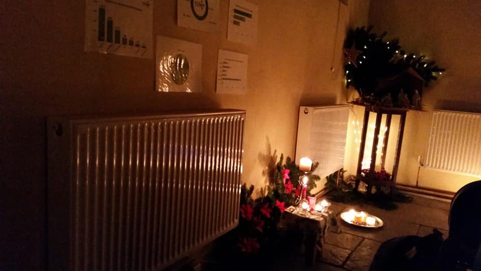 Amazing candlelight Carol service tonight.