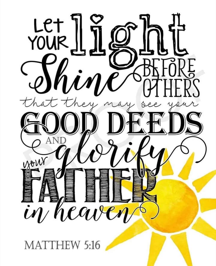 Let your light shine!