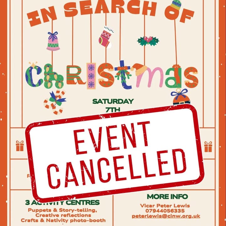 Please note, due to the extreme weather warnings, this event tomorr…