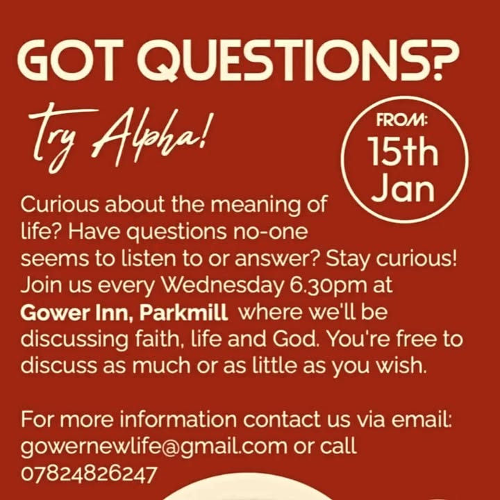 Back at The Gower Inn tonight from 6.30pm 🤗 Free coffee and cake!