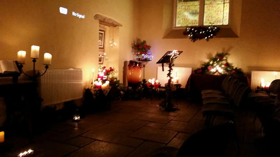 All set for an amazing Carol service!