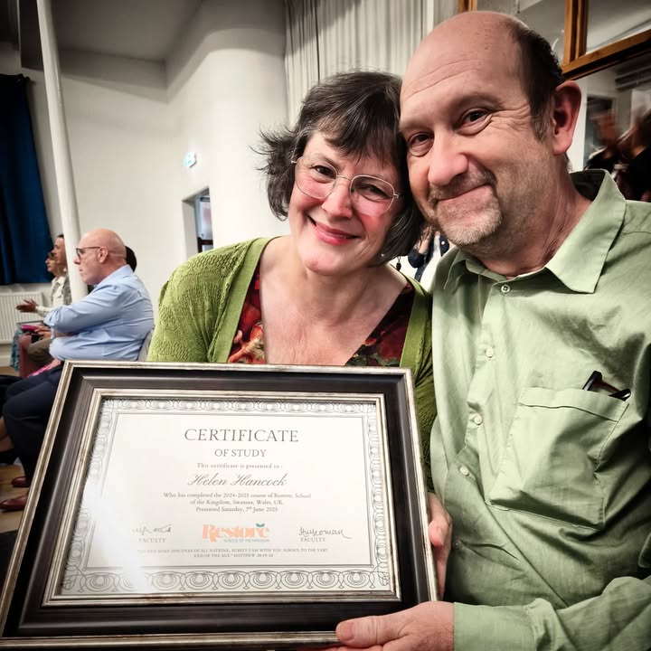 Congratulations Helen, and all those who graduated from the Restore…