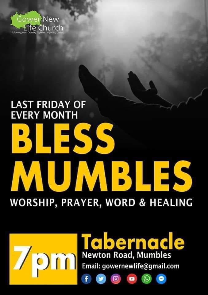 Just a reminder that we will be having our Bless Mumbles monthly me…