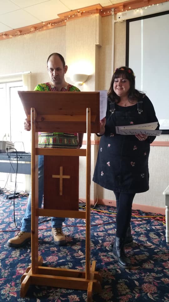 Our first Family Service.