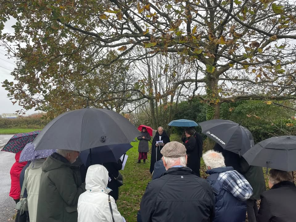 Despite the rain, it was good to gather with others in Pennard for …