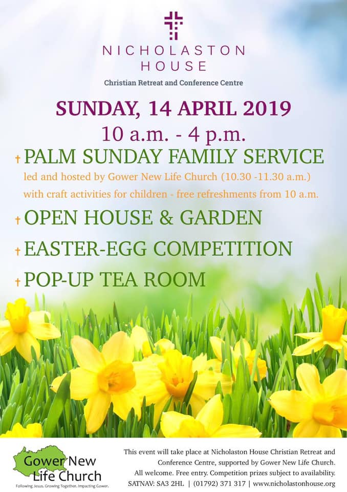 Tomorrow we join with Nicholaston House to bring you Palm Sunday, C…