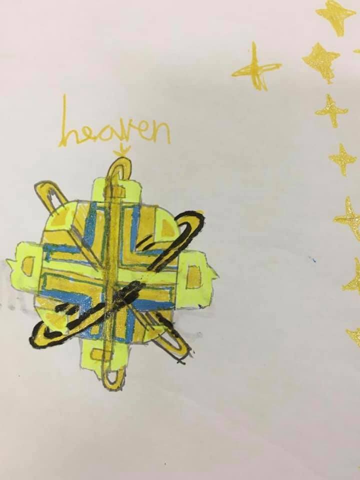 This mornings creativity from adults and children.