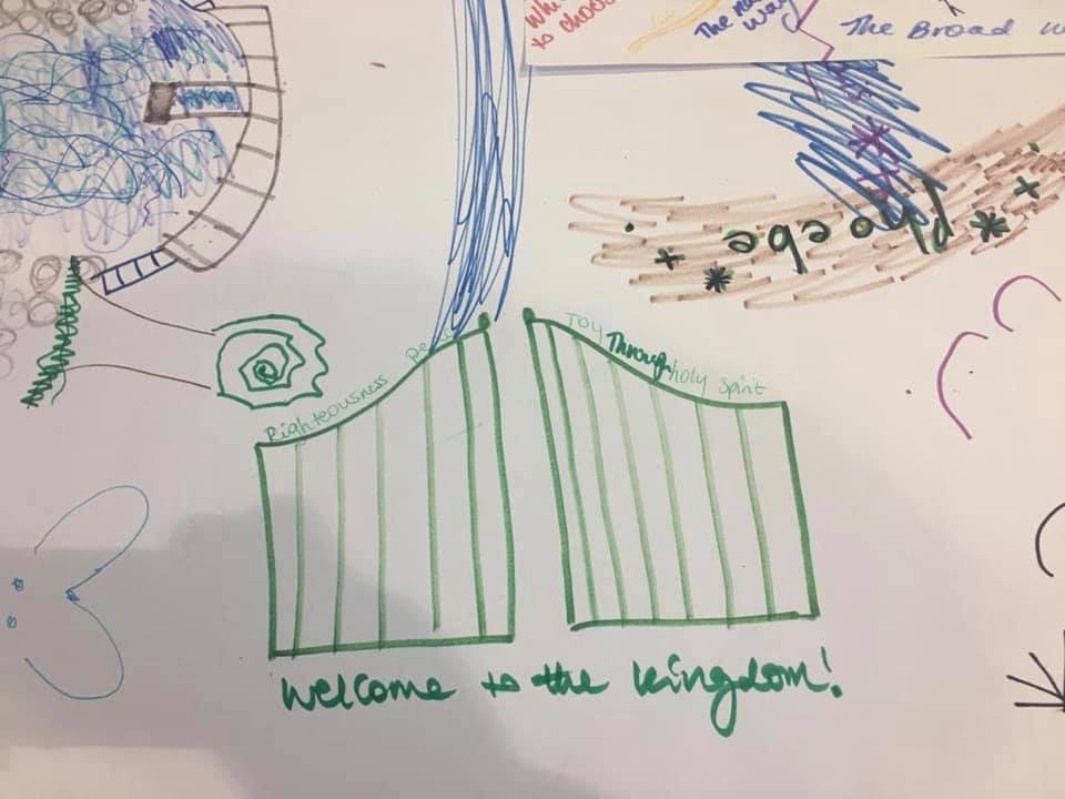 This mornings creativity from adults and children.