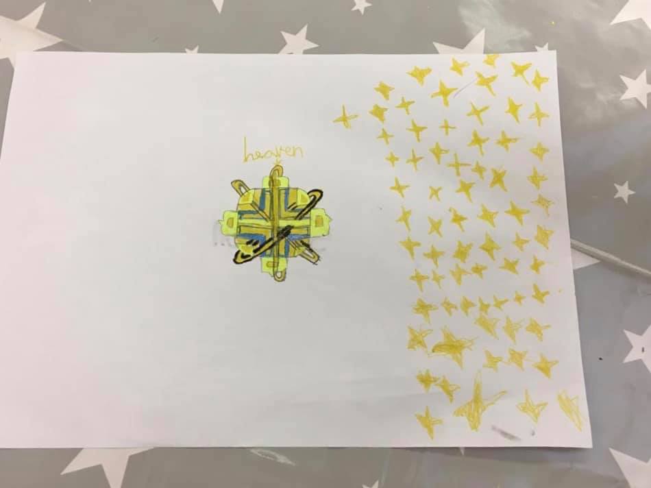 This mornings creativity from adults and children.
