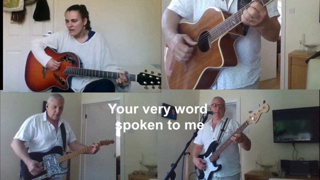 In this lockdown season, our worship team is being creative.